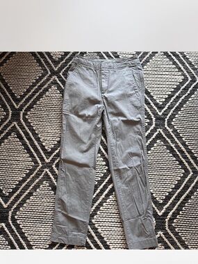Gap Chino Grey Straight-Leg Pants